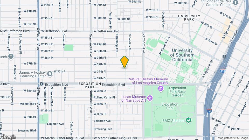 1205 W 37th Pl Map and Location Details