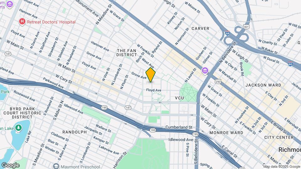 108 N Harrison St Map and Location Details