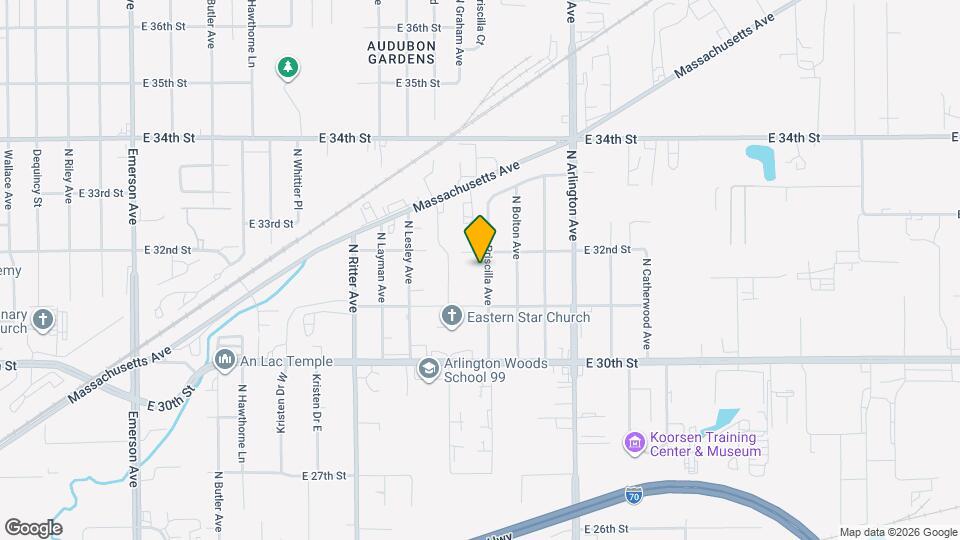 3120 Priscilla Ave Mapa y Detalles de la Ubicación