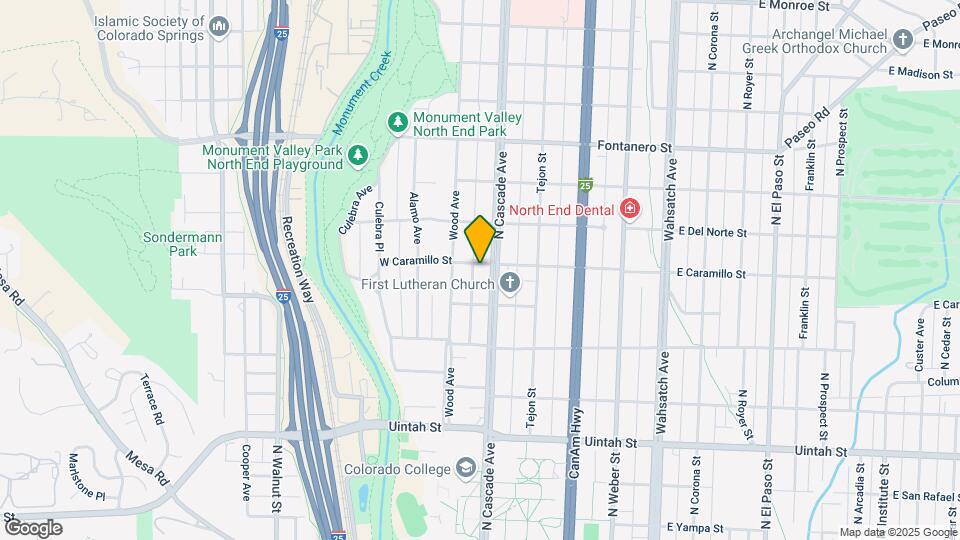 1530 N Cascade Ave Map and Location Details