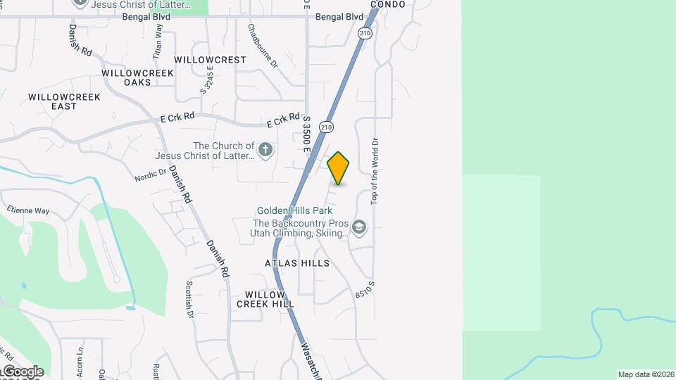 3581 Lost Spring Ln Map and Location Details