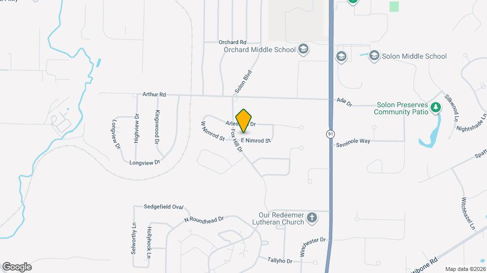 32955 E Nimrod St Map and Location Details