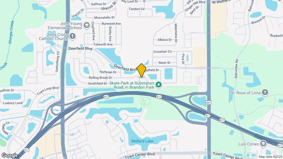 2419 Rolling Broak Dr Map and Location Details