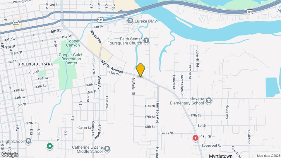 1440 Myrtle Avenue Map and Location Details