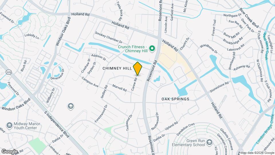 860 Carew Rd Map and Location Details