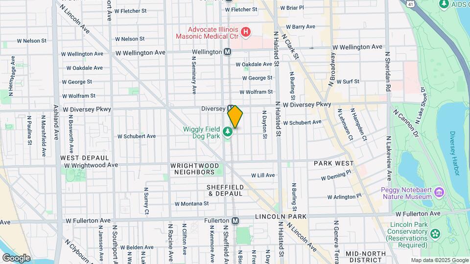2702 N Wilton Ave Map and Location Details