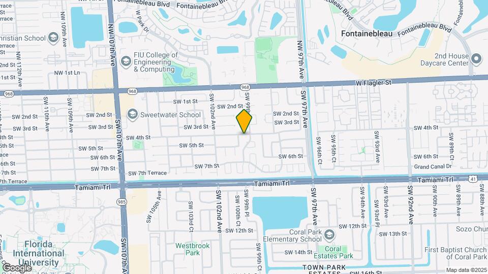 9972 SW 4th St Map and Location Details