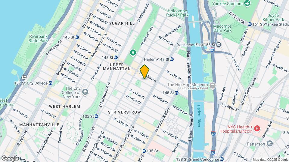 229 W 144th St Map and Location Details