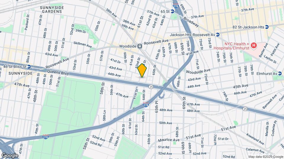 63-11 Queens Blvd Mapa y Detalles de la Ubicación