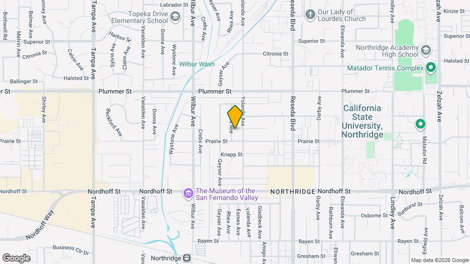 9320 Rhea Ave Map and Location Details