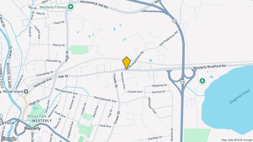 103 Oak St Map and Location Details