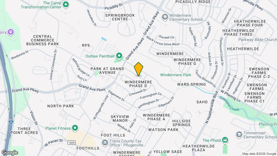 1113 York Castle Dr Map and Location Details