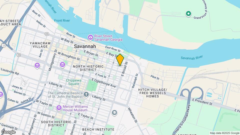 537 E Congress St Map and Location Details