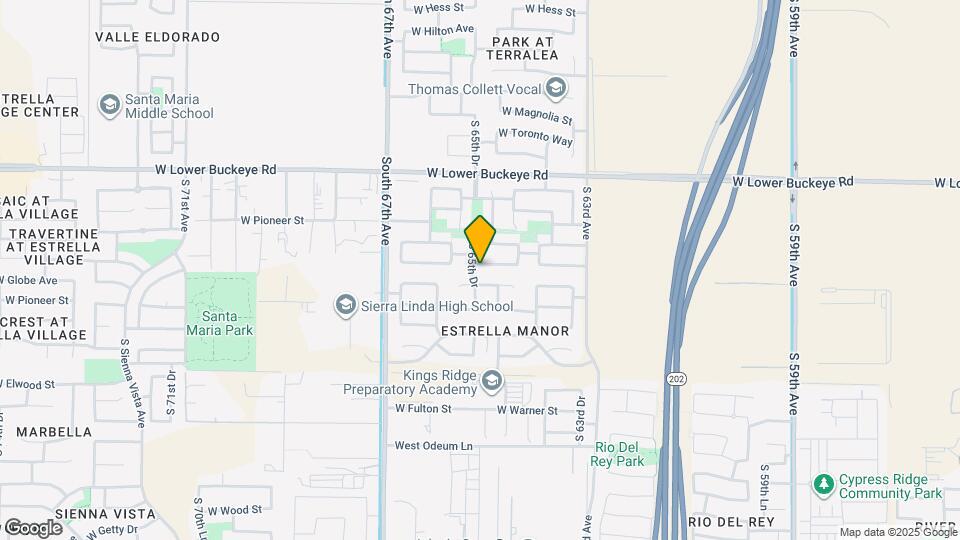 6511 W Crown King Rd Map and Location Details