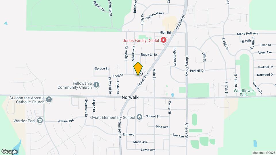 608 Knoll Dr, Unit 4 Map and Location Details