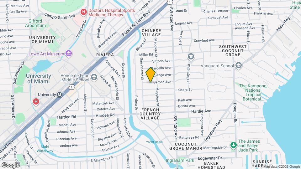 516 Gerona Ave Map and Location Details
