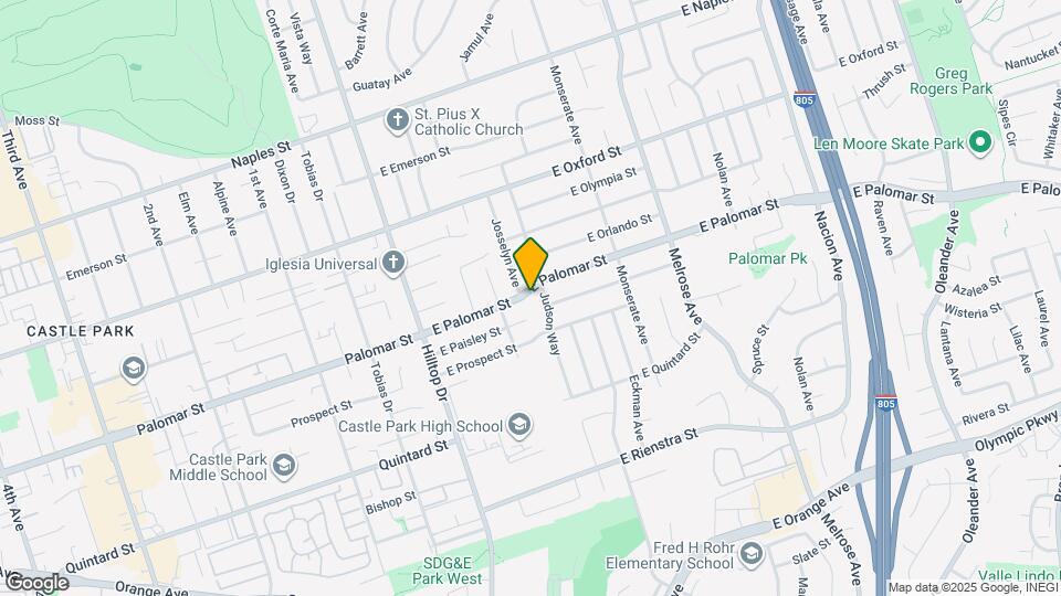 96 E. Palomar Map and Location Details