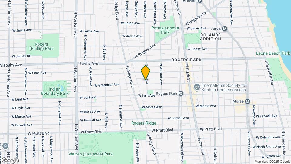 Rogers Park Map and Location Details
