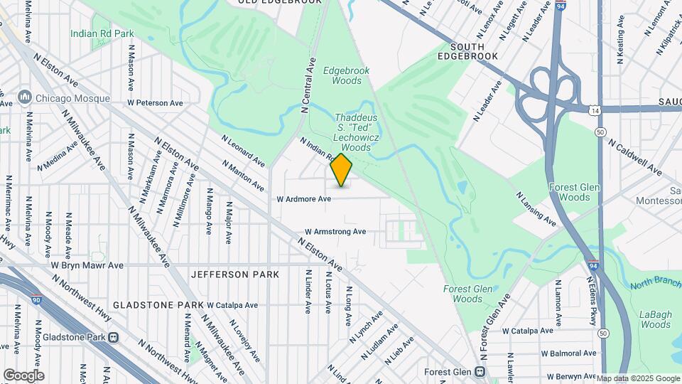 5410 W Ardmore Ave Map and Location Details