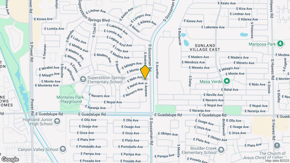 7556 E Natal Ave Map and Location Details