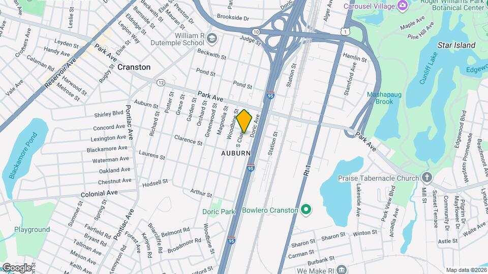 180 S Clarendon St Mapa y Detalles de la Ubicación