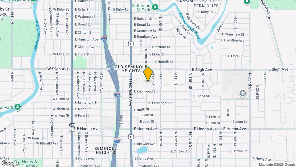 6801 N 10th St Mapa y Detalles de la Ubicación