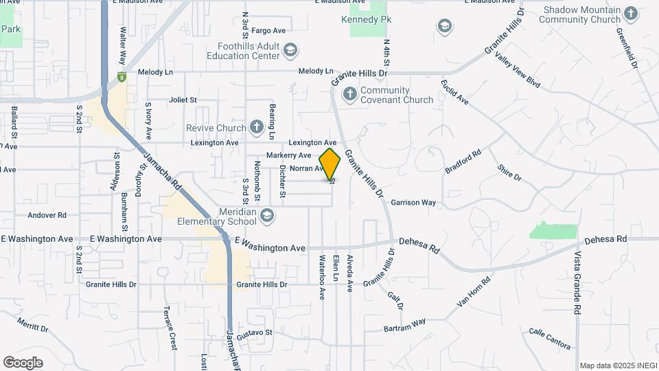 1641 Doncarol Ave Mapa y Detalles de la Ubicación