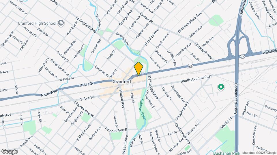 38 North Ave E, Unit 1 Map and Location Details