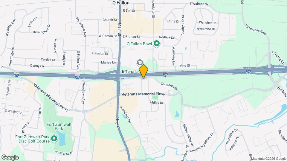 704 Highland Dr Map and Location Details