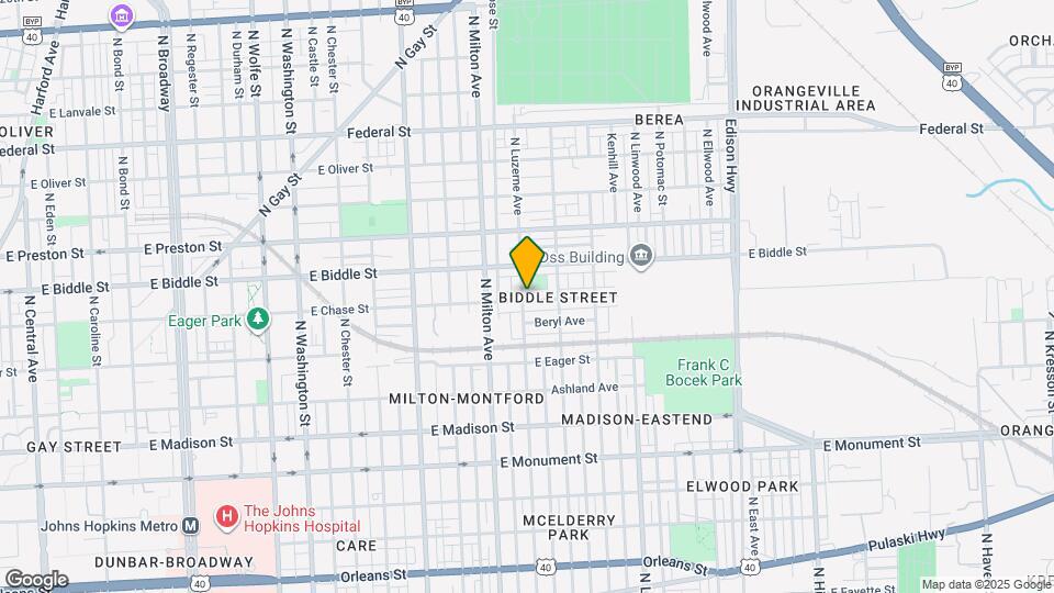 2602 E Chase St Map and Location Details