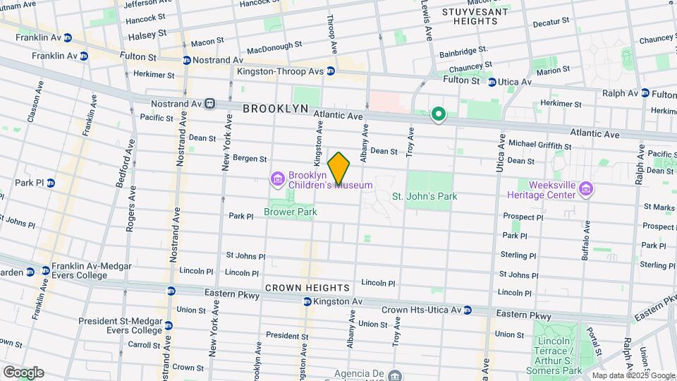 952 St Marks Ave Map and Location Details