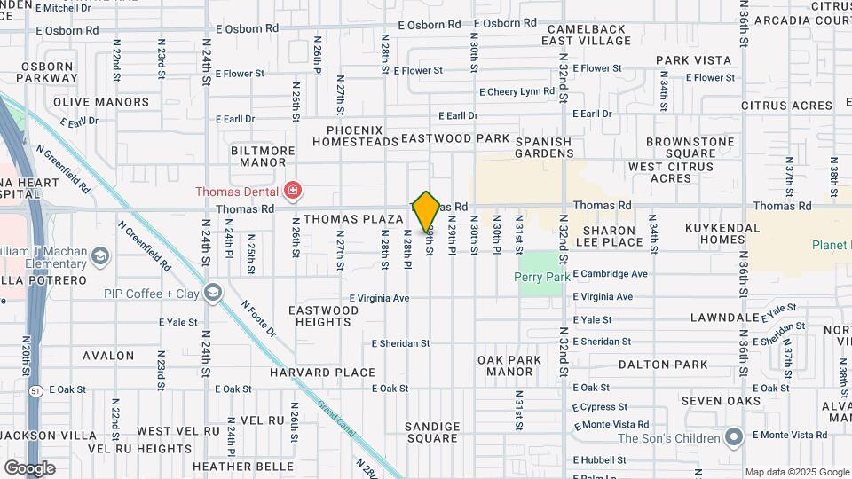 2814 N 29th St Map and Location Details