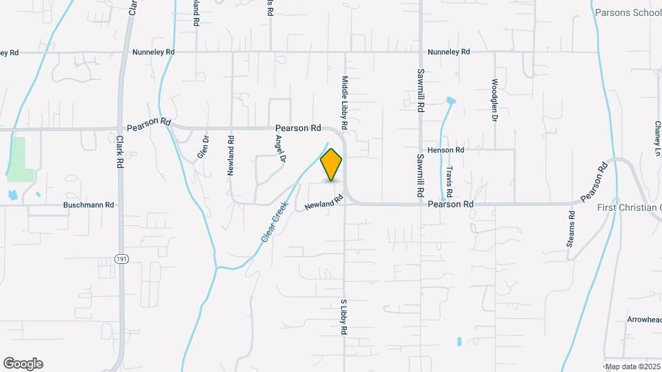 1080 Pearson Rd Map and Location Details