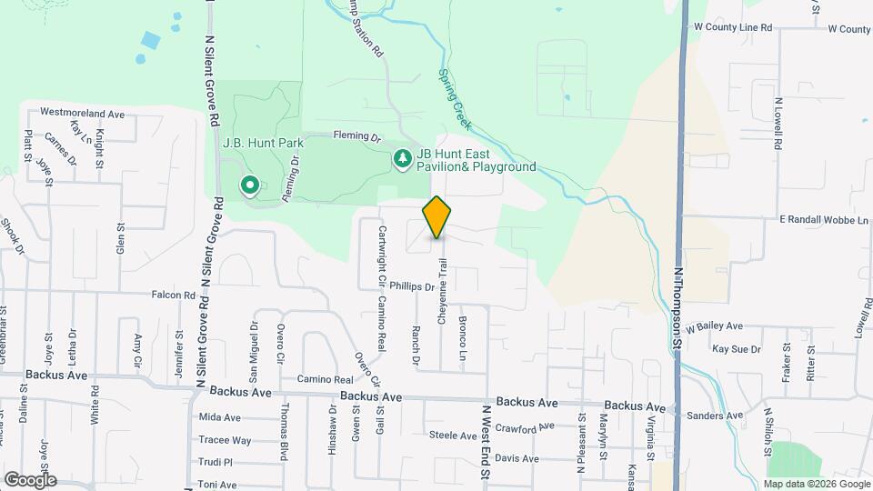 1738 Ridgeview Dr Mapa y Detalles de la Ubicación