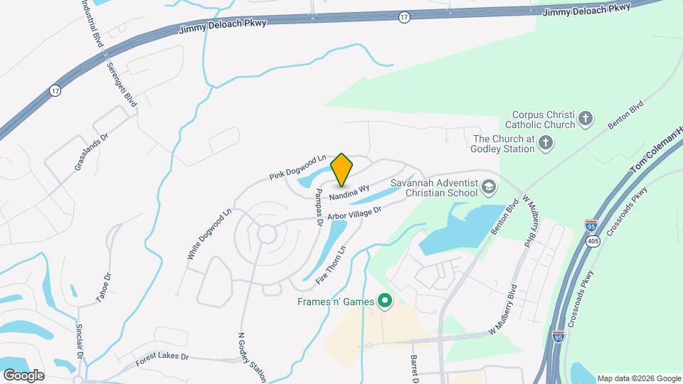 134 Nandina Way Mapa y Detalles de la Ubicación