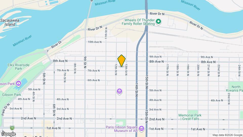 1211 7th Ave N Map and Location Details