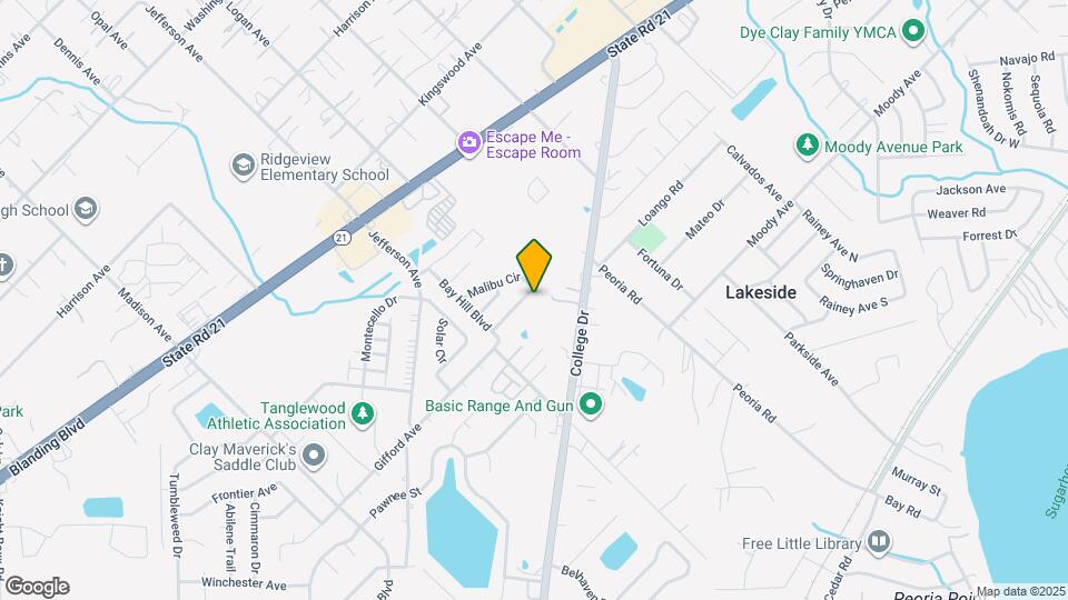 2610 Malibu Cir Map and Location Details