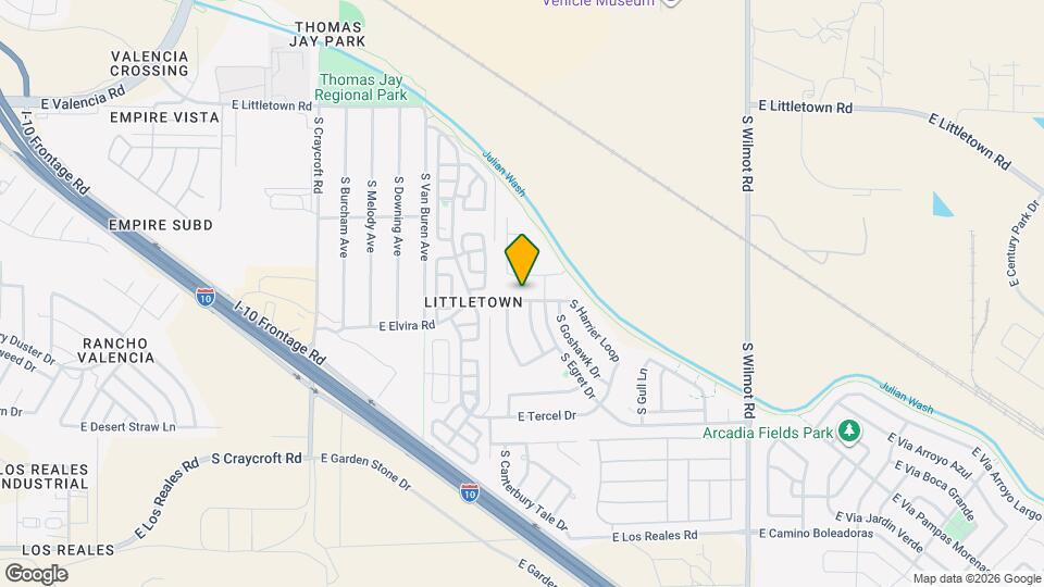 5879 E Hackle Ln Map and Location Details