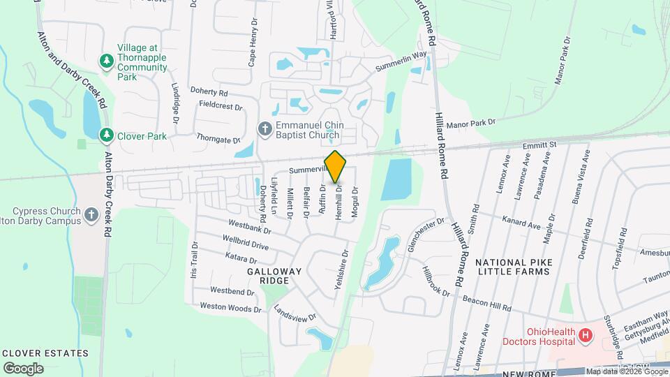 457 Hemhill Dr Map and Location Details