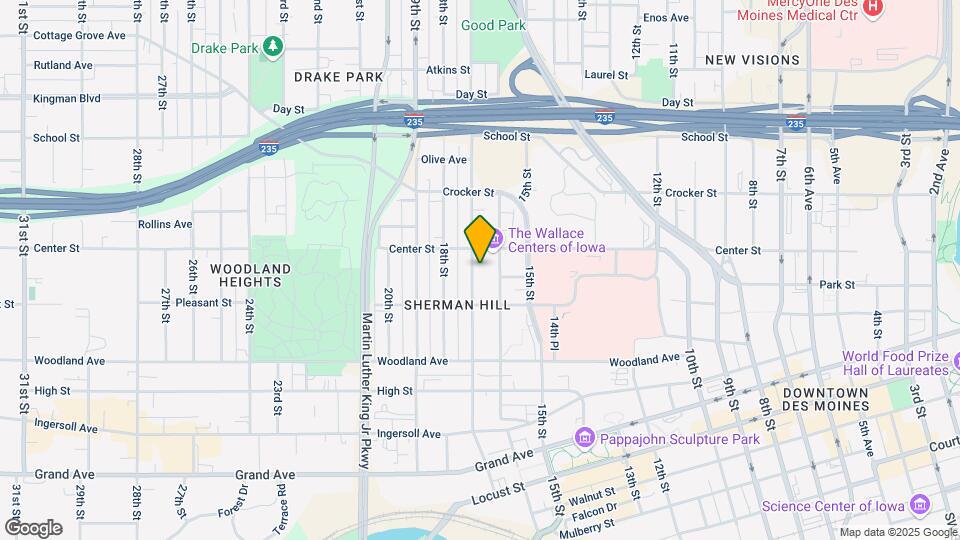 739 17th St Map and Location Details