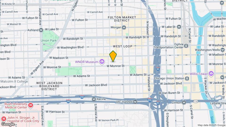 1046 W Monroe St Map and Location Details