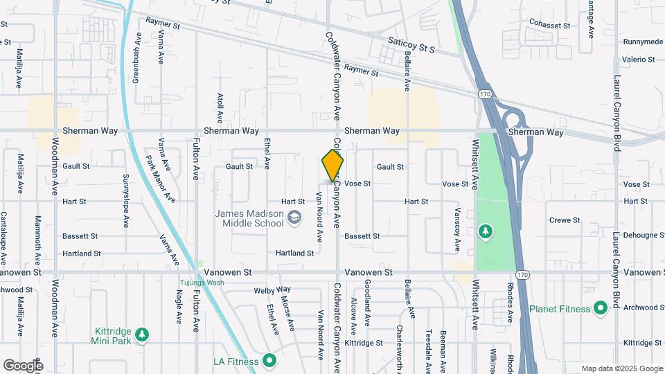 7013-7019 Coldwater Canyon Ave Map and Location Details
