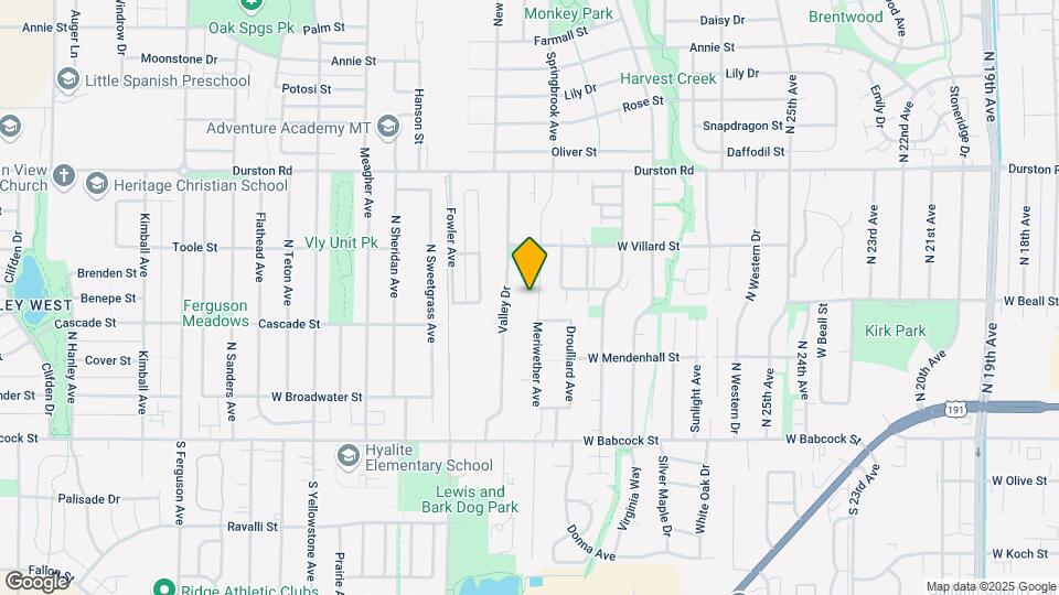 325 Meriwether Ave Map and Location Details