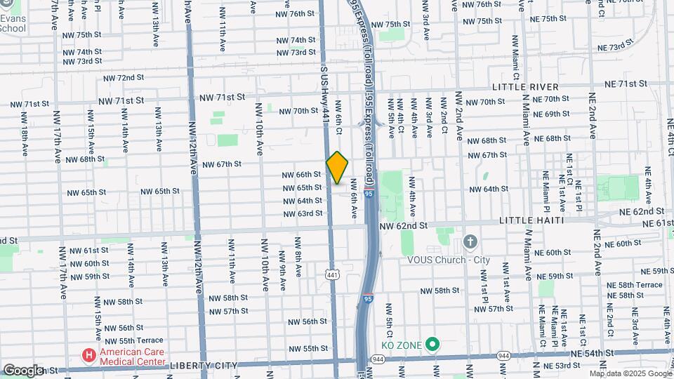 645 NW 64th St Map and Location Details