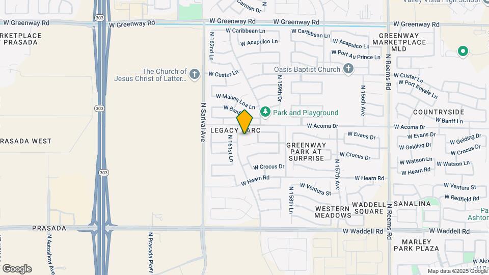 16061 W Evans Dr Map and Location Details