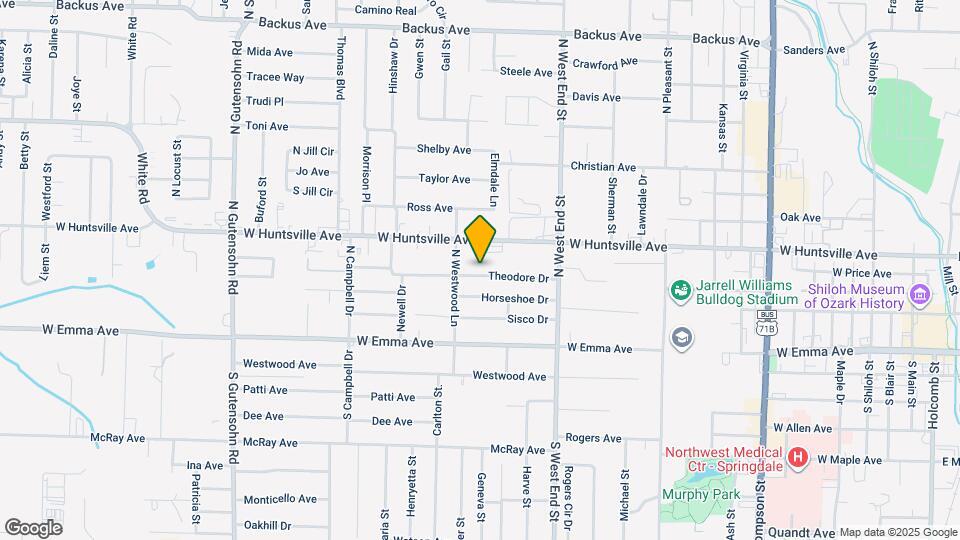 1708 Theodore Dr Map and Location Details