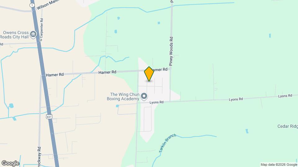 109 Rein Dance Ln Mapa y Detalles de la Ubicación