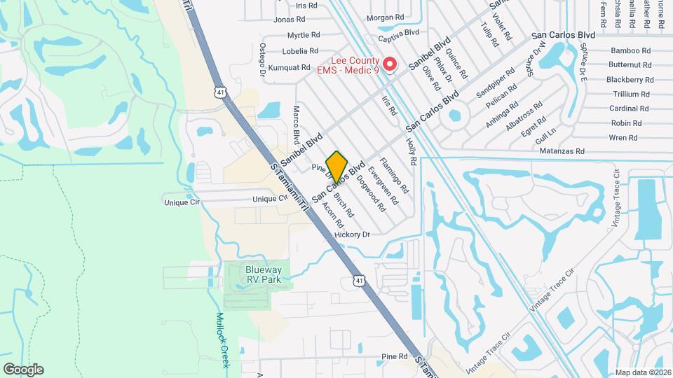 7480 San Carlos Blvd Map and Location Details