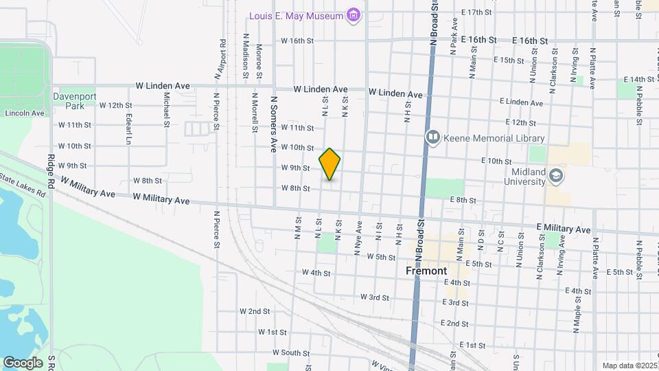 630 W 8th St Map and Location Details