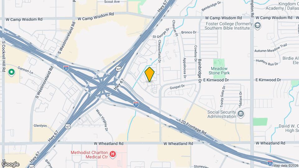 3150 Cliff Creek Crossing Dr Map and Location Details